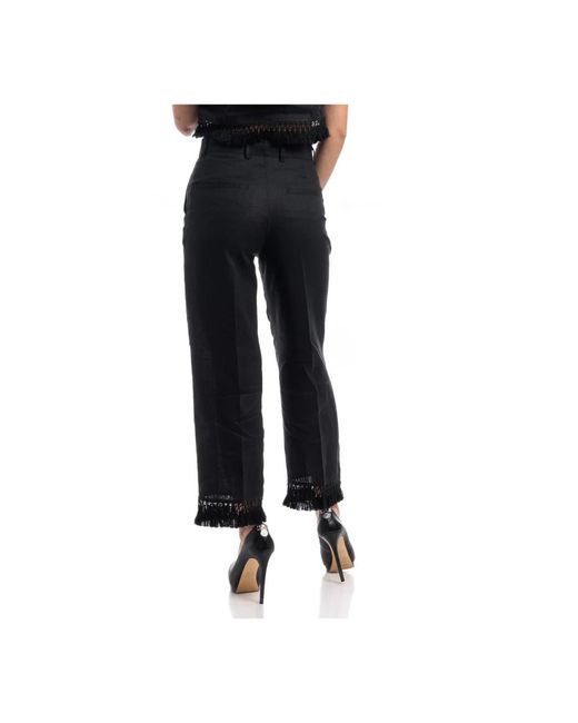 Trousers > cropped trousers Seventy en coloris Black