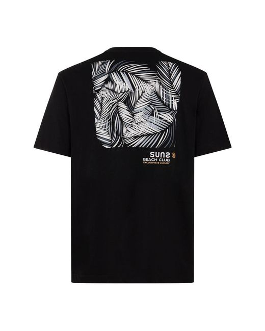 Suns Tops ,Zwart ,Stijlvol Zwart Modieuze Kleding in het Black voor heren