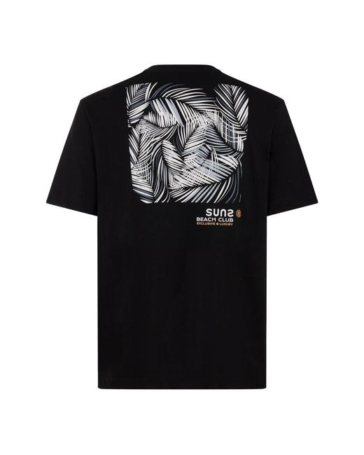 Suns T-Shirts in het Black voor heren