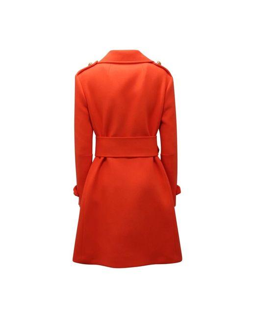 Moschino Red Trench Coats
