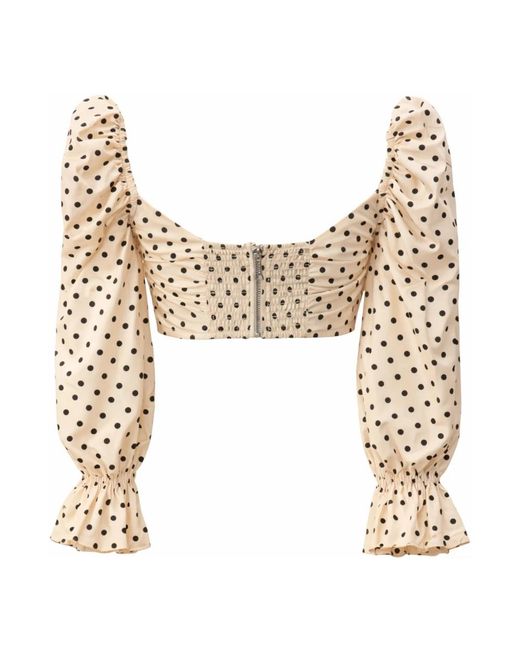 WEILI ZHENG Natural Blouses