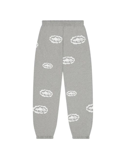 corteiz Gray Sweatpants for men