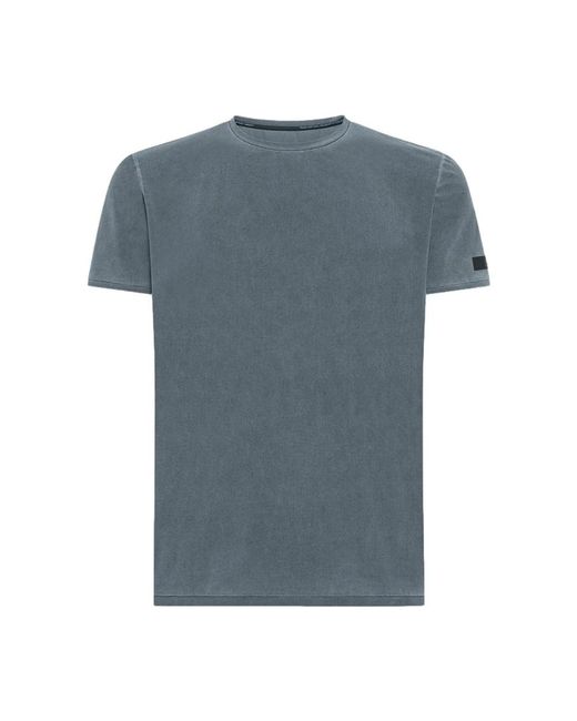 Rrd Tops ,Blauw ,Denim Techno Wash Piqué T-Shirt in het Blue voor heren