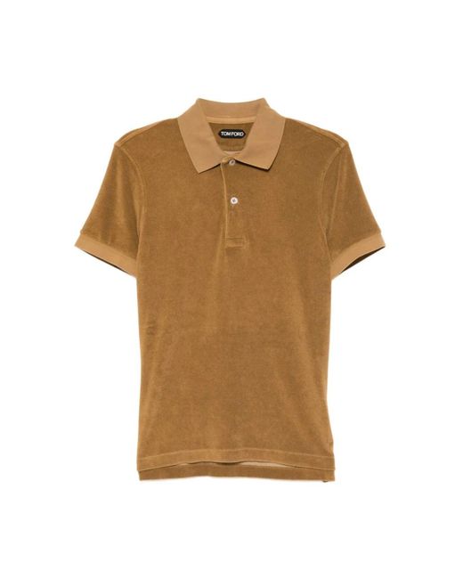 Tom Ford Polo in het Brown voor heren