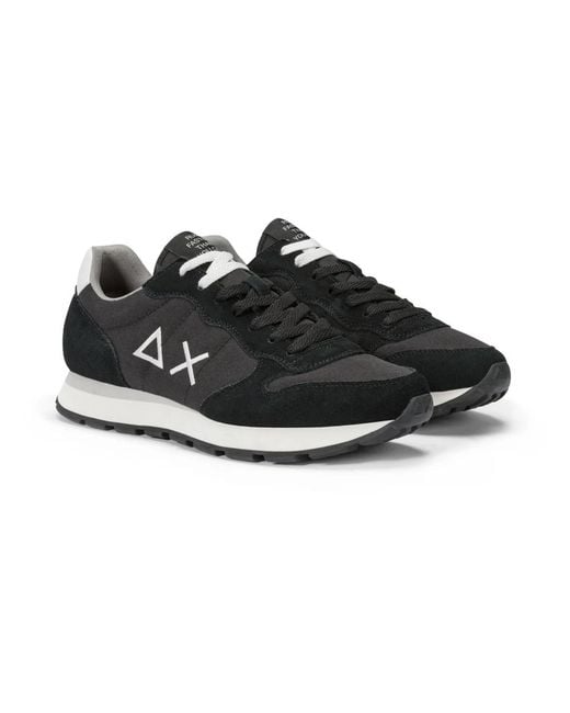 Sun 68 Black Sneakers for men