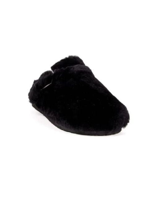 Summum Black Slippers