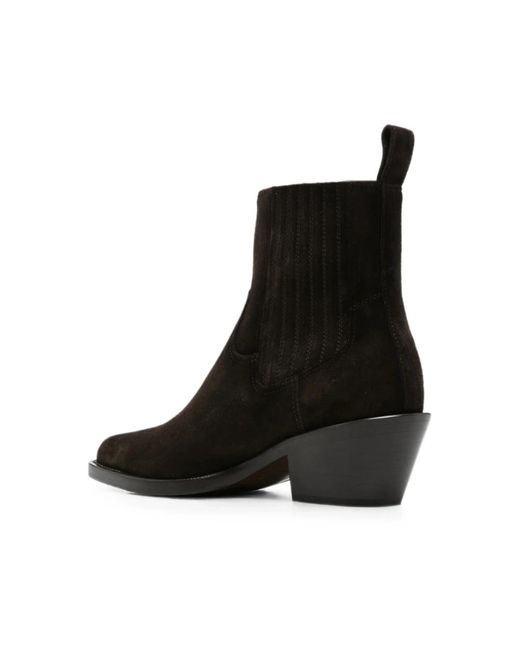 Henderson Black Cowboy & Biker Boots