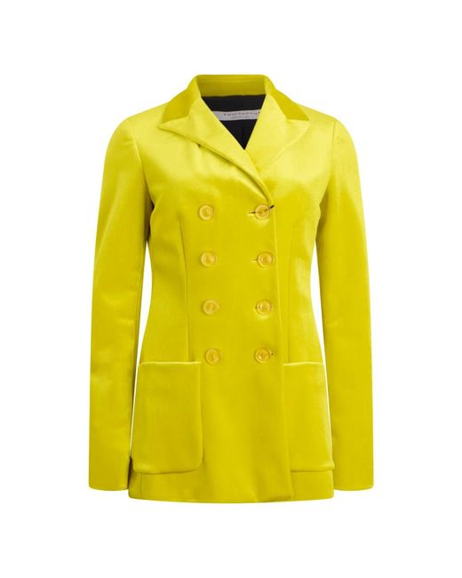 Philosophy Di Lorenzo Serafini Yellow Blazers
