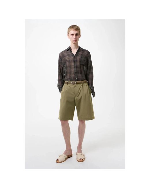 Our Legacy Green Casual Shorts for men