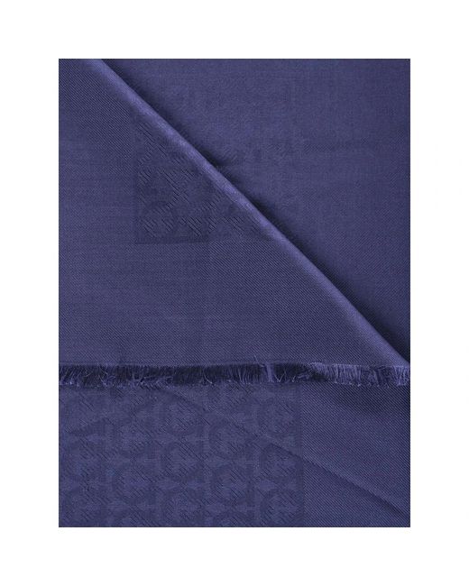 Ferragamo Blue Seidenschal