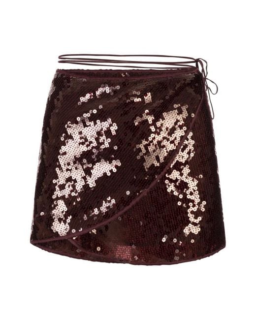 Oseree Short Skirts in het Brown