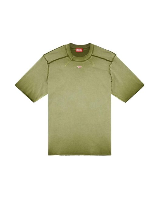 DIESEL Logo t-shirt 5fv in Green für Herren