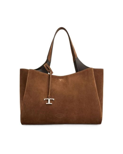 Tod's Brown Shopping Bags