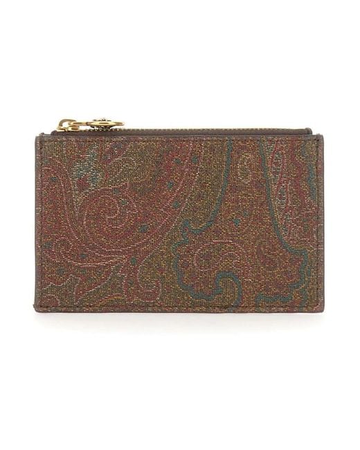 Etro Brown Wallets & Cardholders
