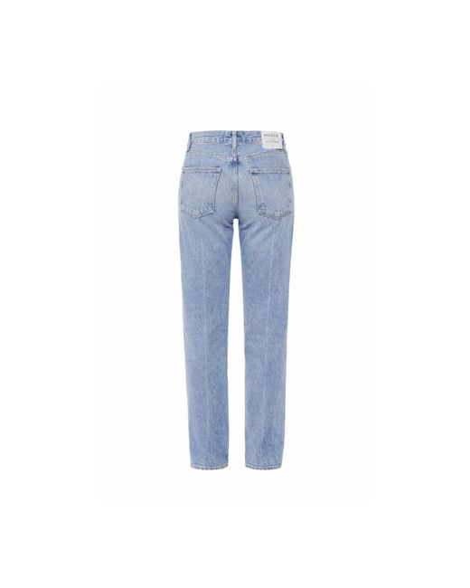 Agolde Blue Straight Fit Jeans