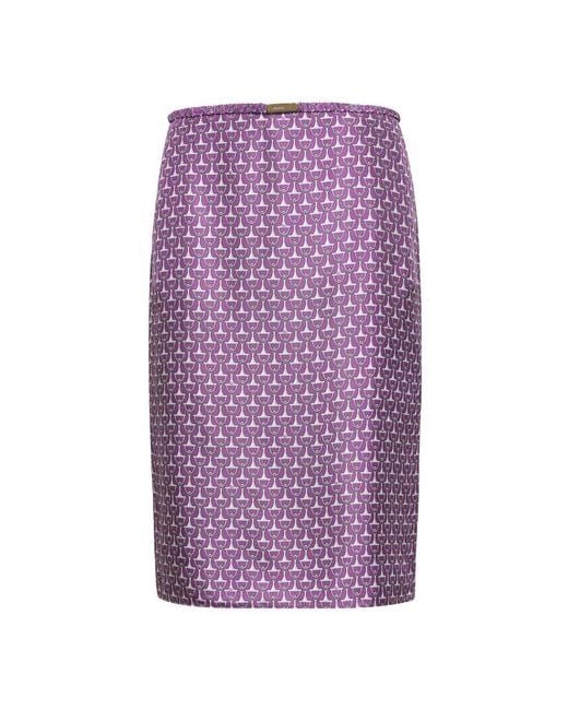 Gucci Purple Pencil Skirts