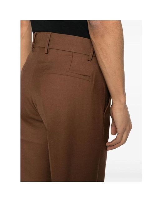 Séfr Brown Suit Trousers for men