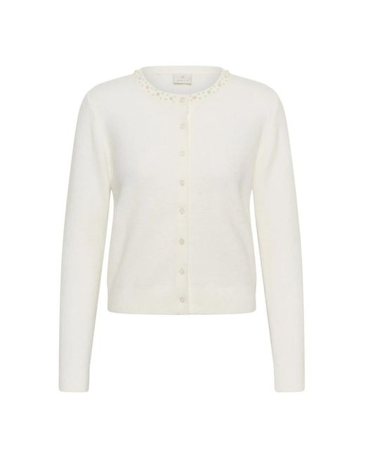 Cardigans Kaffe en coloris White
