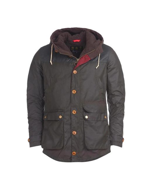 Barbour Gray Winter Jackets for men