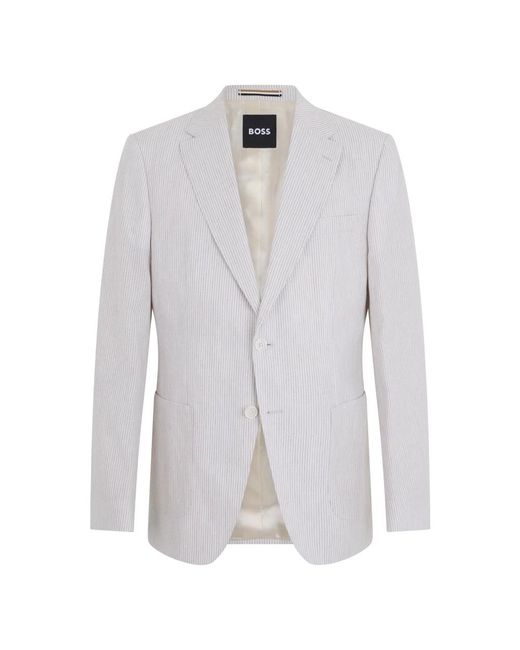 Boss Gray Blazers for men