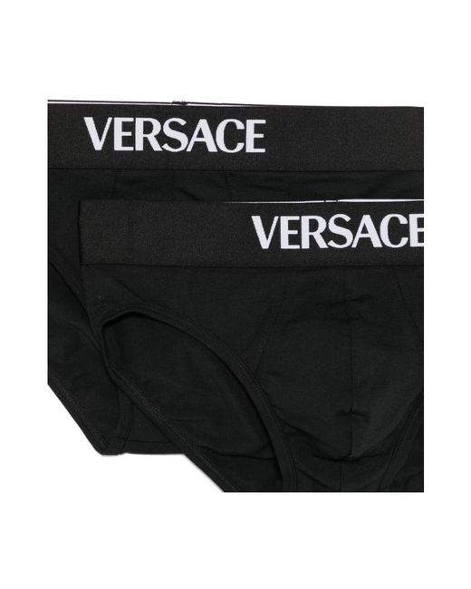 Bottoms Versace de hombre de color Black
