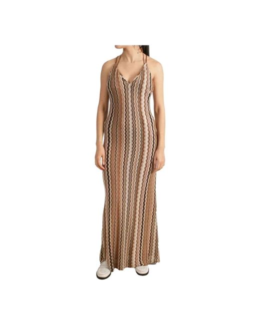 Maxi Dresses di Mc2 Saint Barth in Brown