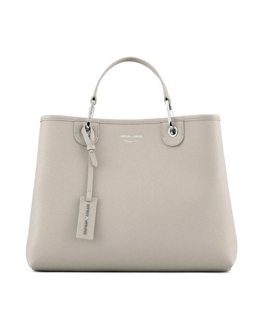 Emporio Armani Gray Handbags