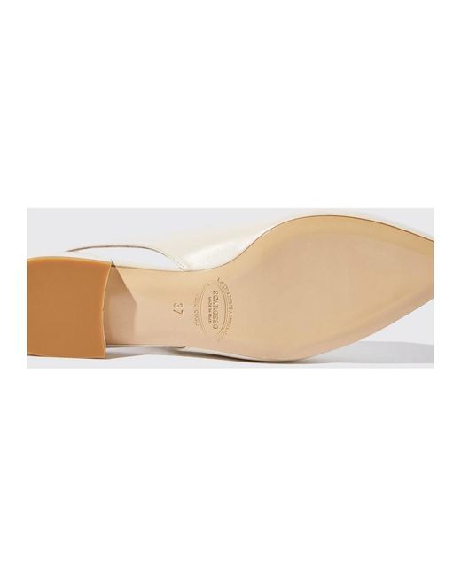Scarosso White Ballerina Shoes