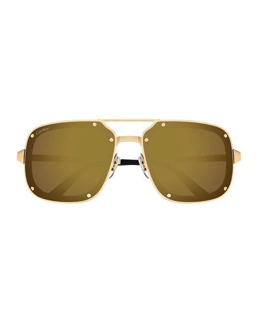Cartier Yellow Sunglasses for men