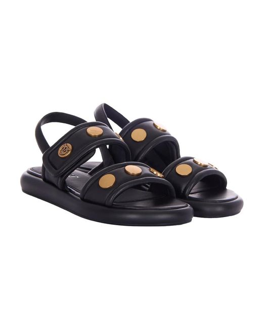 Pinko Blue Flat Sandals