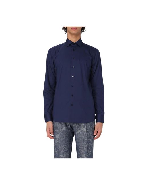 Casual Shirts Etro de hombre de color Blue