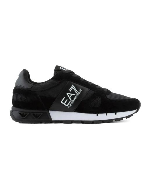 EA7 Black Sneakers for men