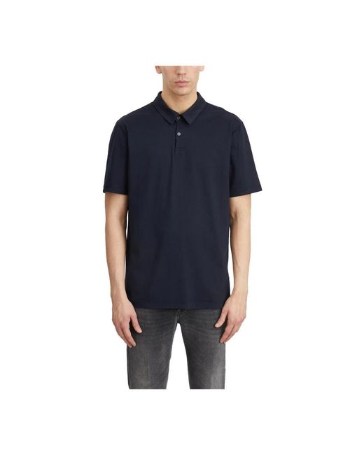 James Perse Tops ,Blauw ,Katoen Cotton Polo Shirt in het Blue voor heren
