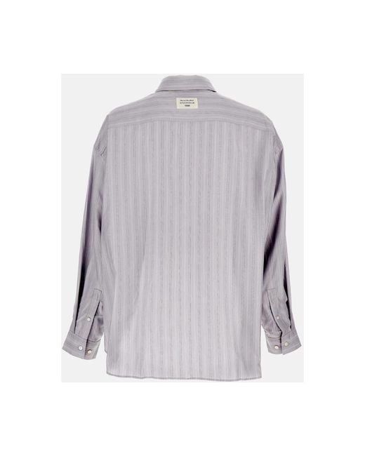 Acne Purple Casual Shirts for men