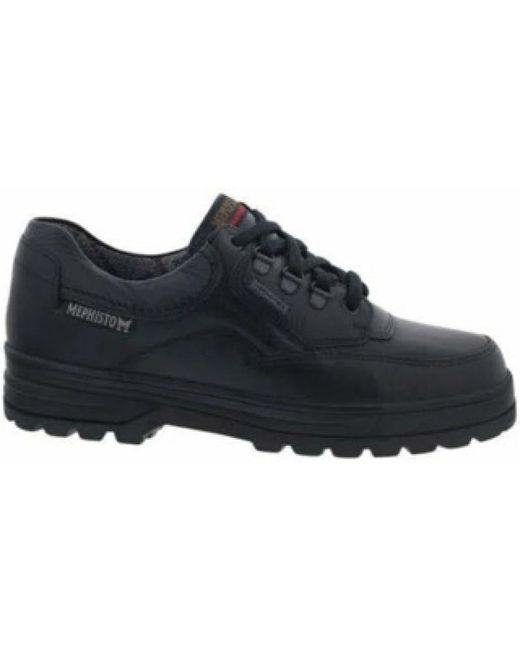 Mephisto Bequeme Schnürschuhe Für Herren in Black für Herren
