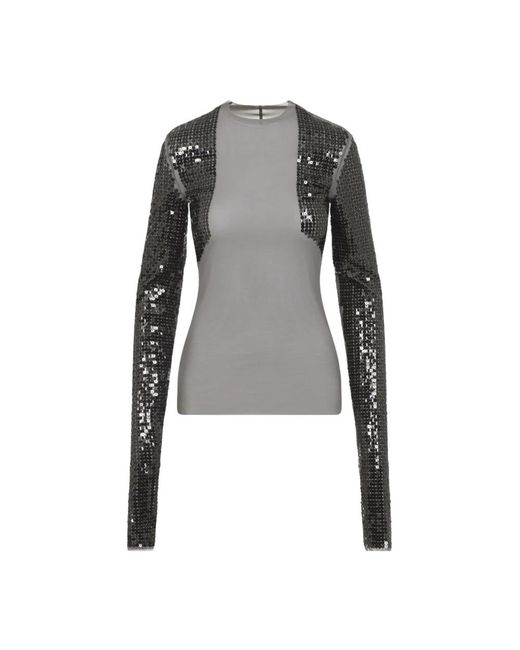 Rick Owens Black Blouses