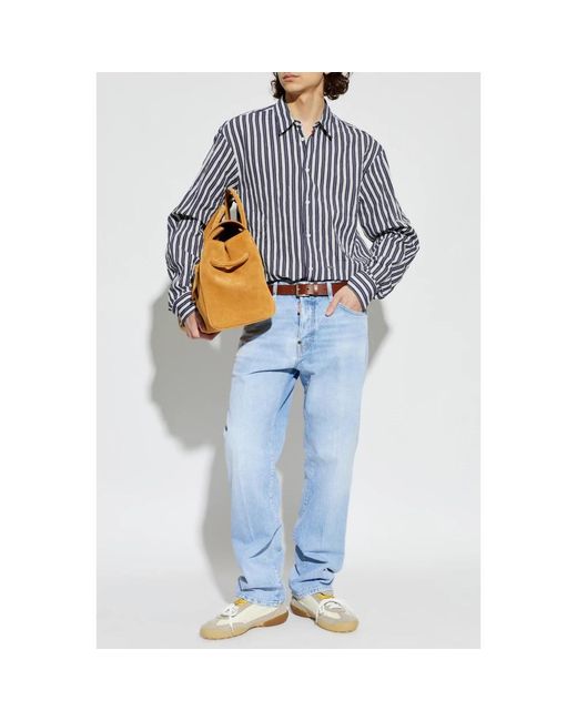 DSquared² Crumpled Effect Shirt in het Blue voor heren
