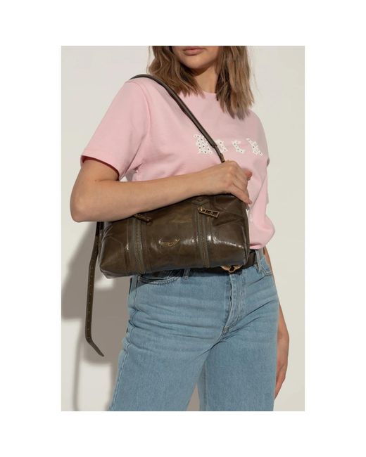 Zadig & Voltaire Shoulder Bags in het Brown