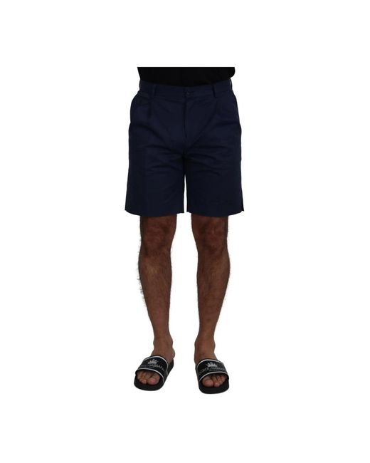 Dolce & Gabbana Blue Casual Shorts for men