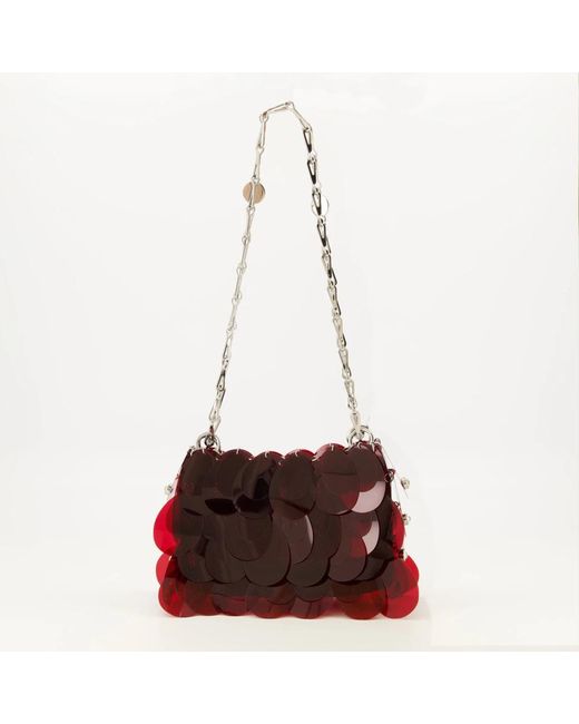 Rabanne Red Shoulder Bags