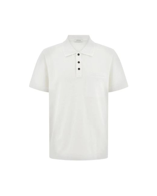 Ferragamo White Polo Shirts for men