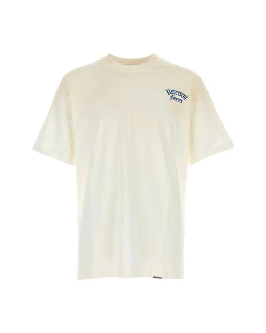 Represent Katoenen T-Shirt in het White voor heren