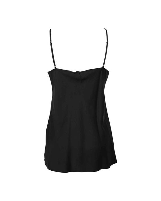 Max Mara Black Sleeveless Tops