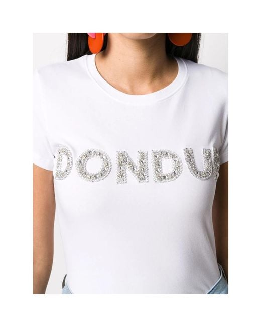 Dondup White T-Shirts