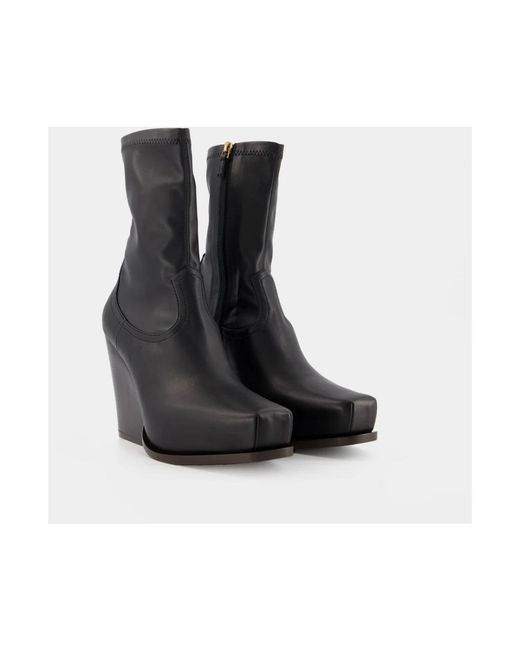 Stella McCartney Black Cowboy Boots
