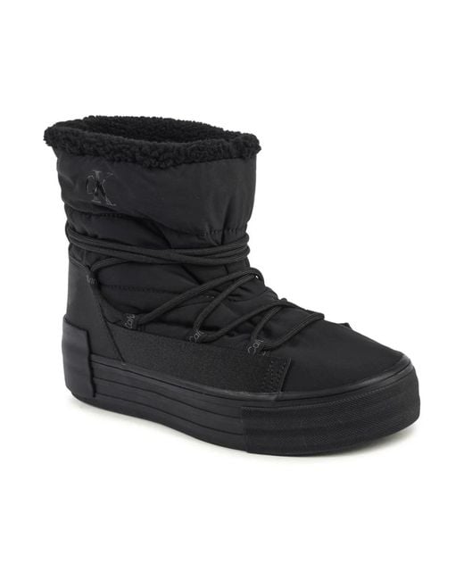 Calvin Klein Black Winter Boots