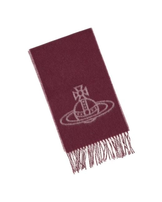 Vivienne Westwood Red Winter Scarves