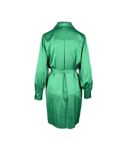 Think! Green Shirt Dresses