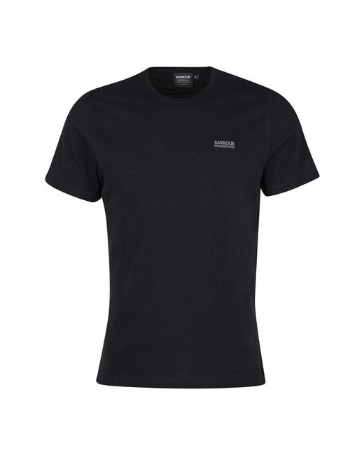 Barbour Tops ,Zwart ,Katoen International Arch T-Shirt in het Black voor heren