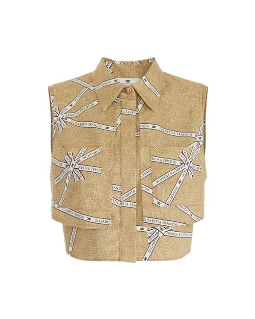 Elisabetta Franchi Natural Shirts